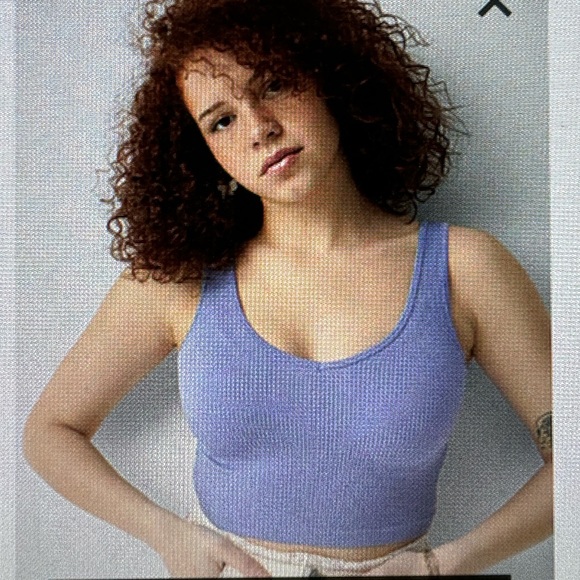 Twik tank top in periwinkle. - Picture 3 of 3